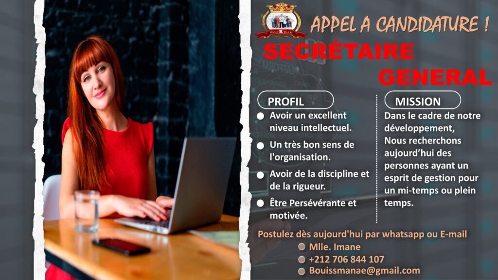 Opportunitè d’affaires à distance