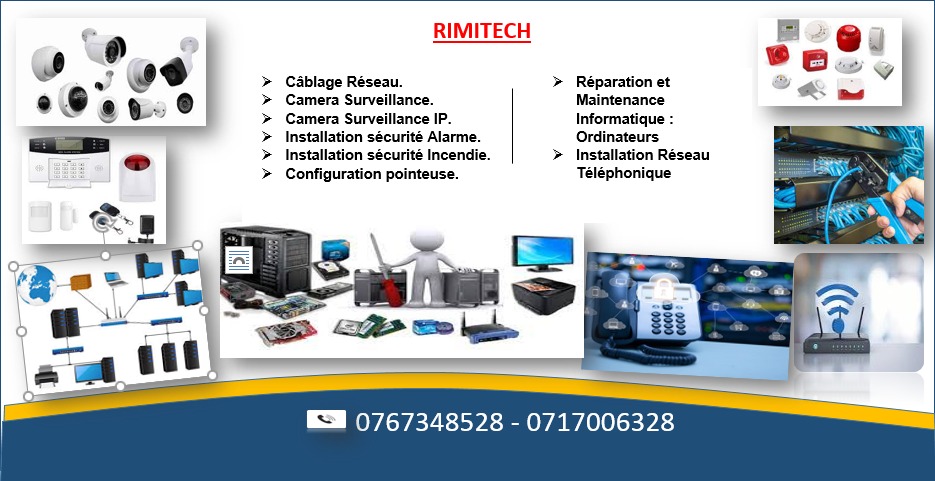 Installation caméra et réseaux informatiques