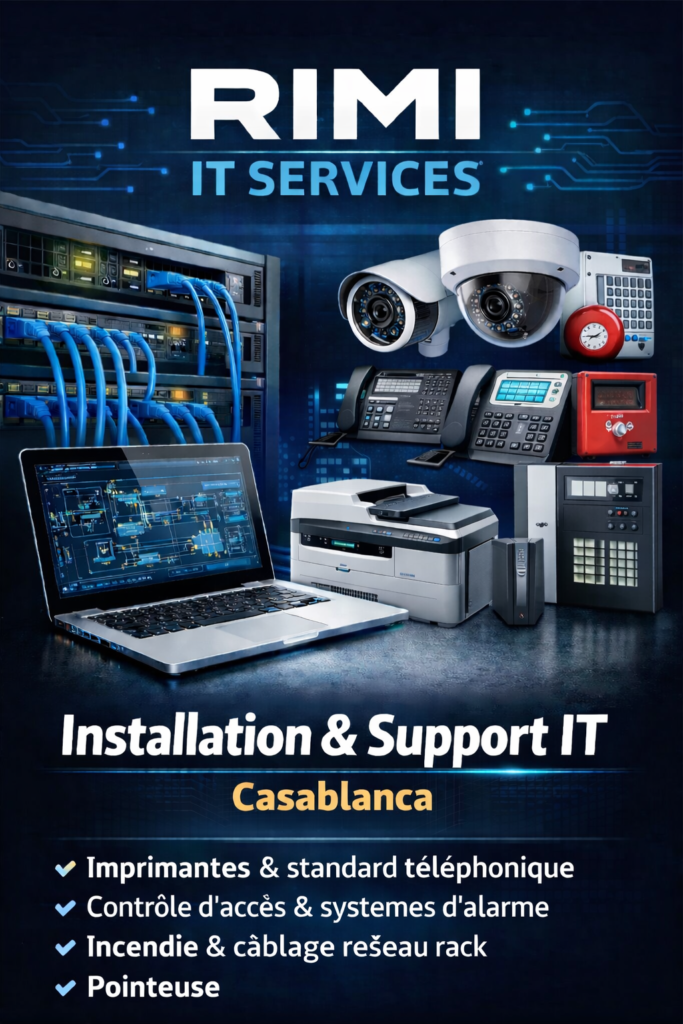Installation caméra et réseaux informatiques